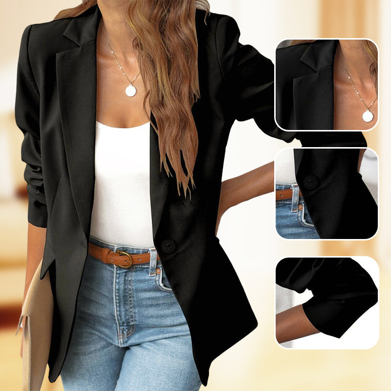 🌞Frühlingserwachen: 50% Rabatt!💎Damen-Blazer "Soft Comfort" – Elegant, Knitterfrei & Dein Allrounder fürs Büro