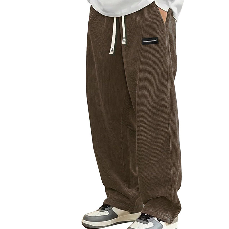 🎉 Neujahrsgeschenk – 50% RABATT!👖 Herren-Cordhose mit Kordelzug: Bequem & vielseitig für Freizeit & Alltag