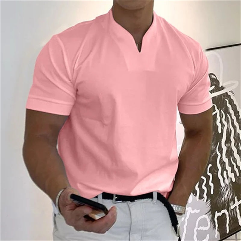 🌞Frühlingserwachen: 50% Rabatt!👔 Herren Business Kurzarm Fitness T-Shirt – Schmal geschnitten, UPF 50+ & atmungsaktiv für Athletik & Alltag